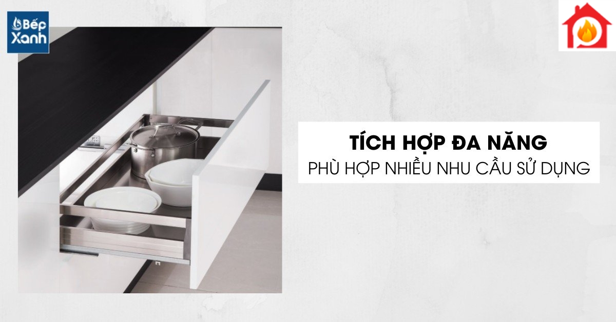Thiết kế đa năng mang đến tính tiện lợi khi sử dụng