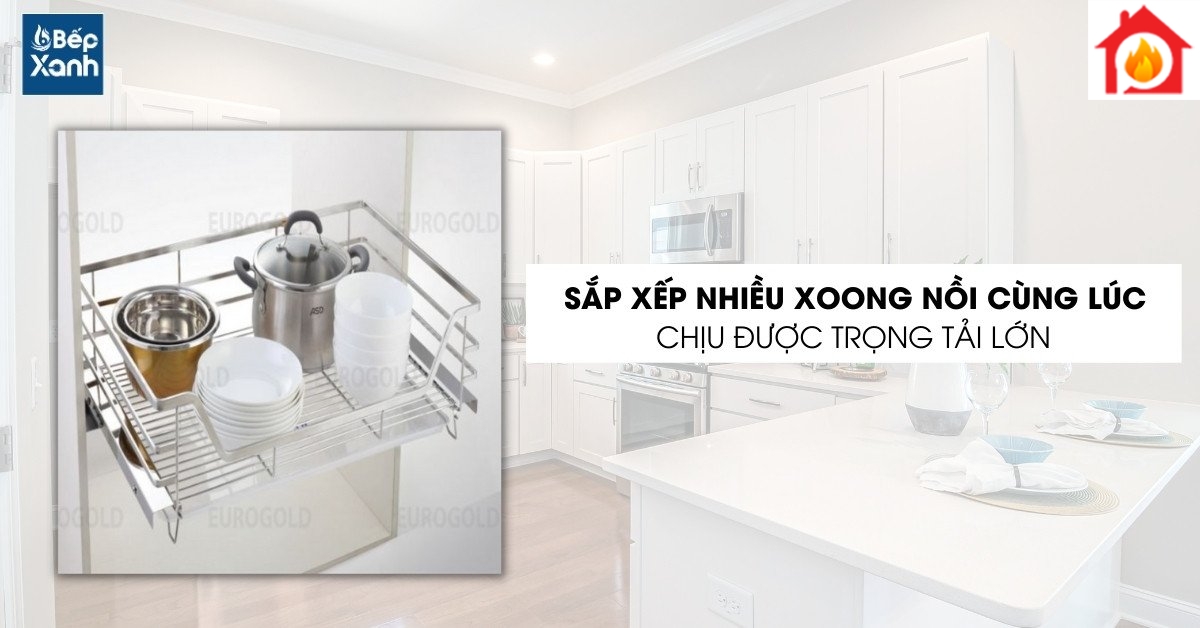 Eurogold EP60B để được nhiều nồi chảo cùng lúc