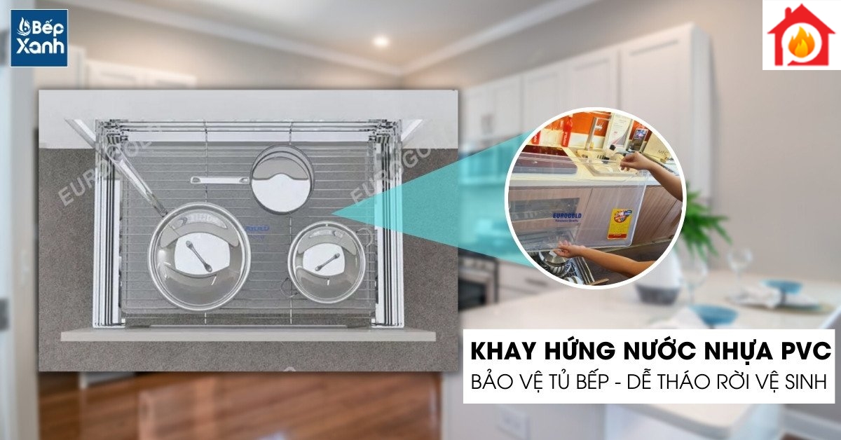 Khay hứng nước có thể tháo rời dễ dàng