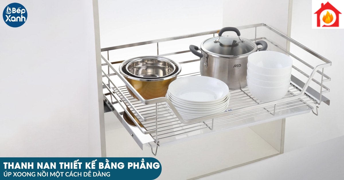 Kệ EP70B có thanh nan được thiết kế bằng phẳng