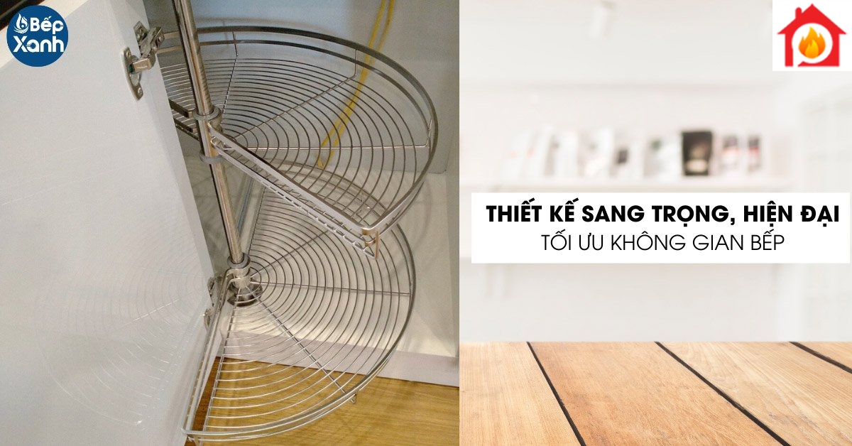Mâm xoay nan mở 1/2 Eurogold EP10C thiết kế sang trọng, hiện đại