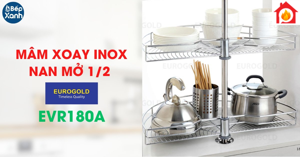 Mâm Xoay 1/2 Eurogol EVR180A Mâm Xoay 1/2 Eurogol EVR180A