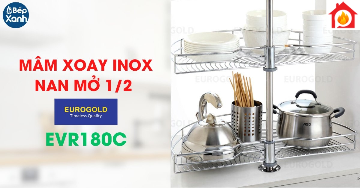 Mâm Xoay 1/2 Eurogol EVR180C Mâm Xoay 1/2 Eurogol EVR180C
