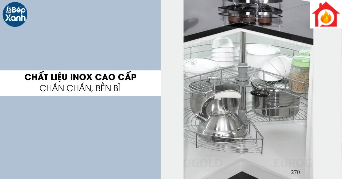 Chất liệu inox mạ crom cao cấp