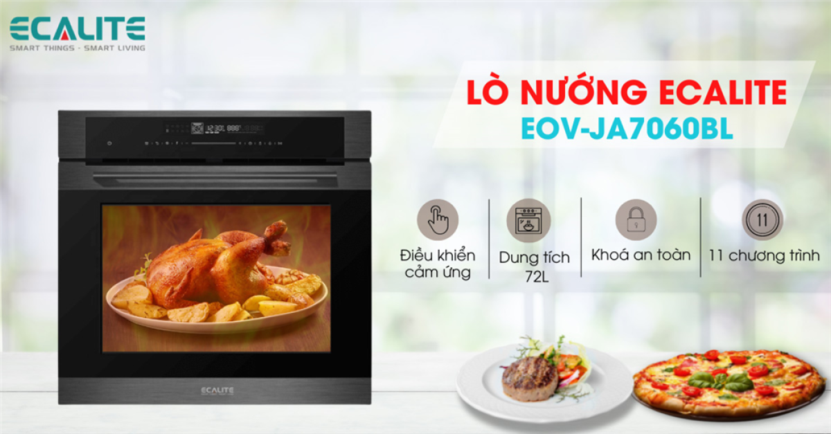Lò nướng Ecalite EOV-JA7060BL Lò nướng Ecalite EOV-JA7060BL