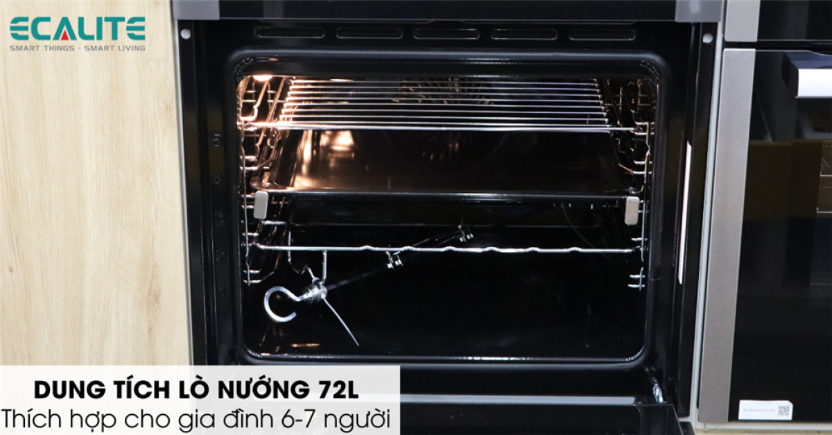 Dung tích lò 72L Dung tích lò 72L
