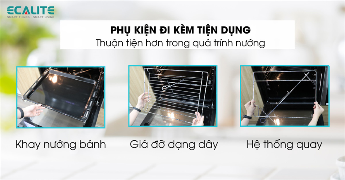 Phụ kiện đi kèm thuận tiện Phụ kiện đi kèm thuận tiện