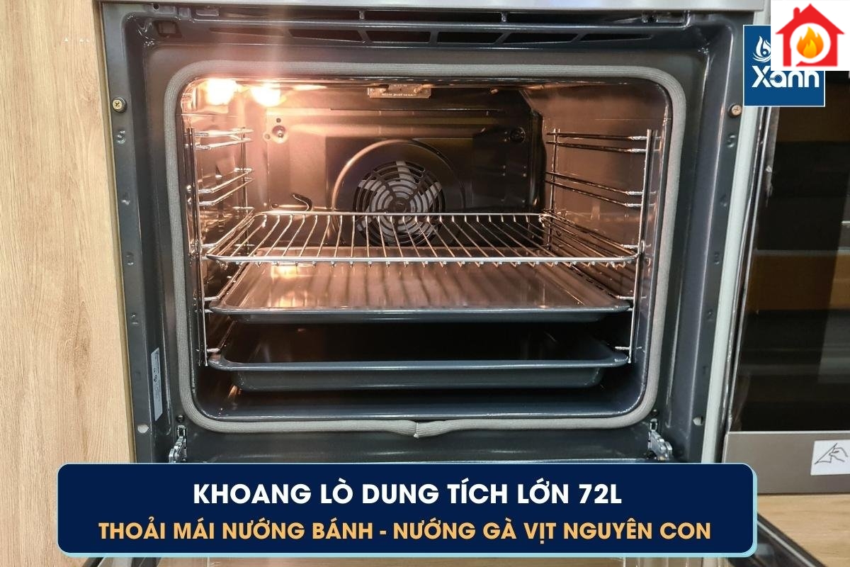 Lò nướng âm tủ EOC5400AOX dung tích 72L