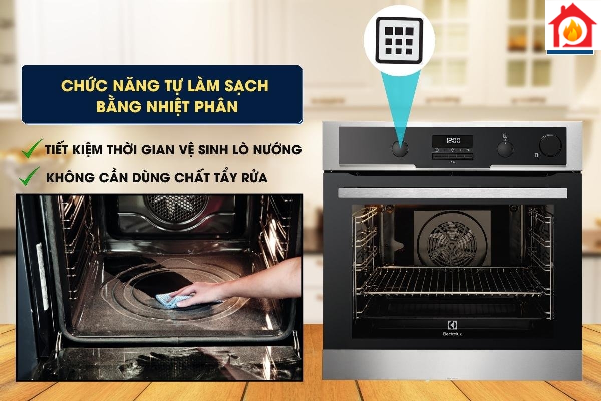 Chức năng nhiệt phân tự làm sạch