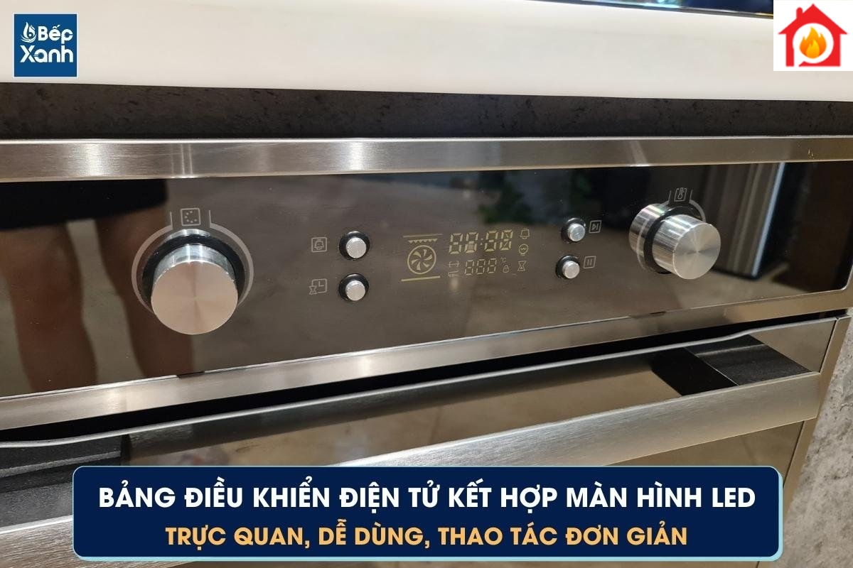 Bảng điều khiển cảm ứng kết hợp màn hình LED