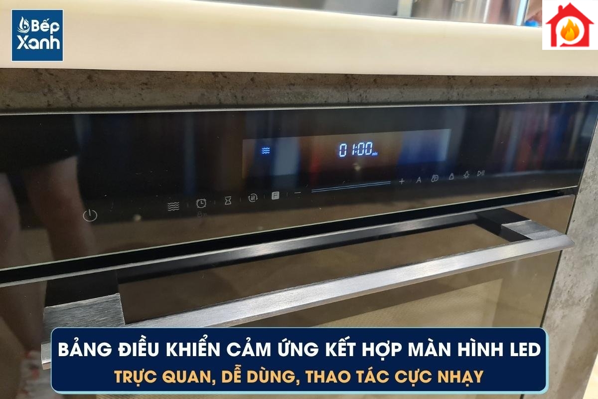 Bảng điều khiển lò nướng kết hợp vi sóng Malloca MOV-72 CB