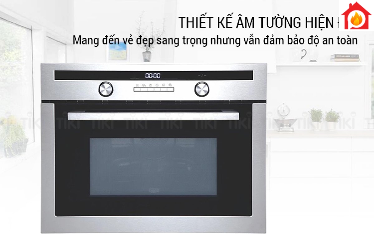 Lò Vi Sóng Kết Hợp Nướng Âm Elica EPBI COMBO OVEN TRIM (44L) - Hàng Chính Hãng