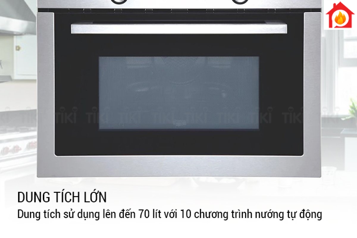Lò Vi Sóng Kết Hợp Nướng Âm Elica EPBI COMBO OVEN TRIM (44L) - Hàng Chính Hãng