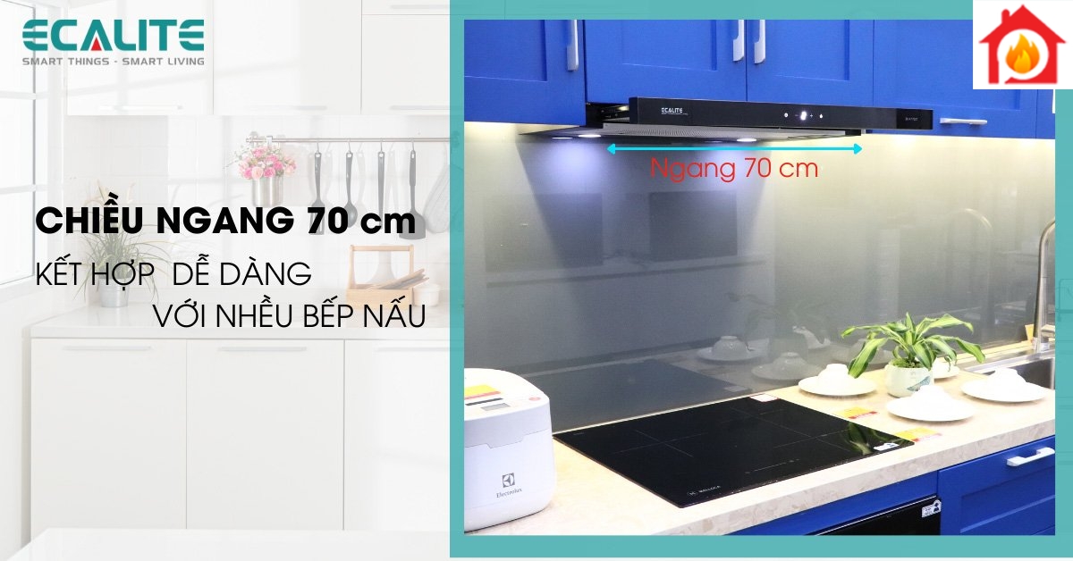 Kích thước máy hút mùi âm tủ EH-AT700T