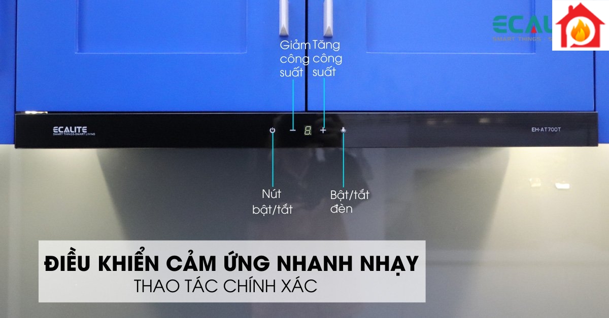 Điều khiển cảm ứng máy hút mùi âm tủ EH-AT700T