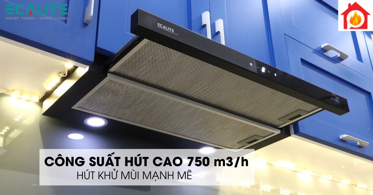 Công suất cao máy hút mùi âm tủ EH-AT700T