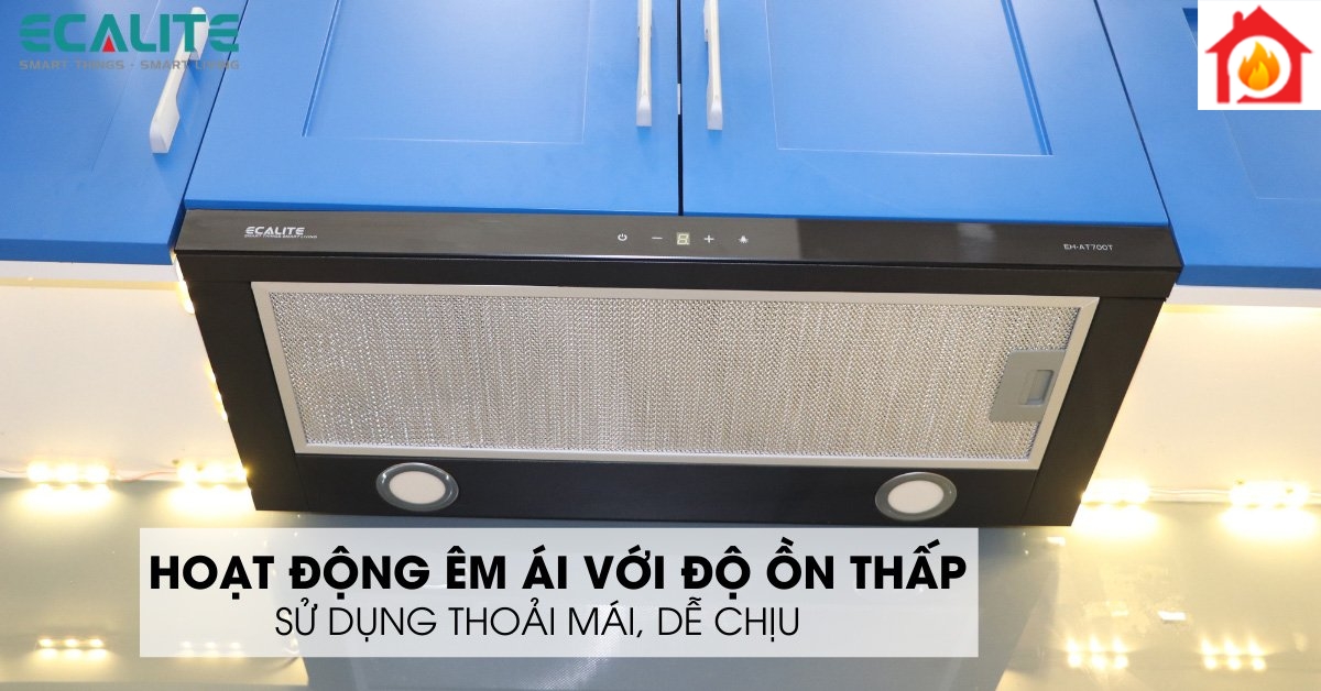 Độ ồn thấp máy hút mùi âm tủ EH-AT700T