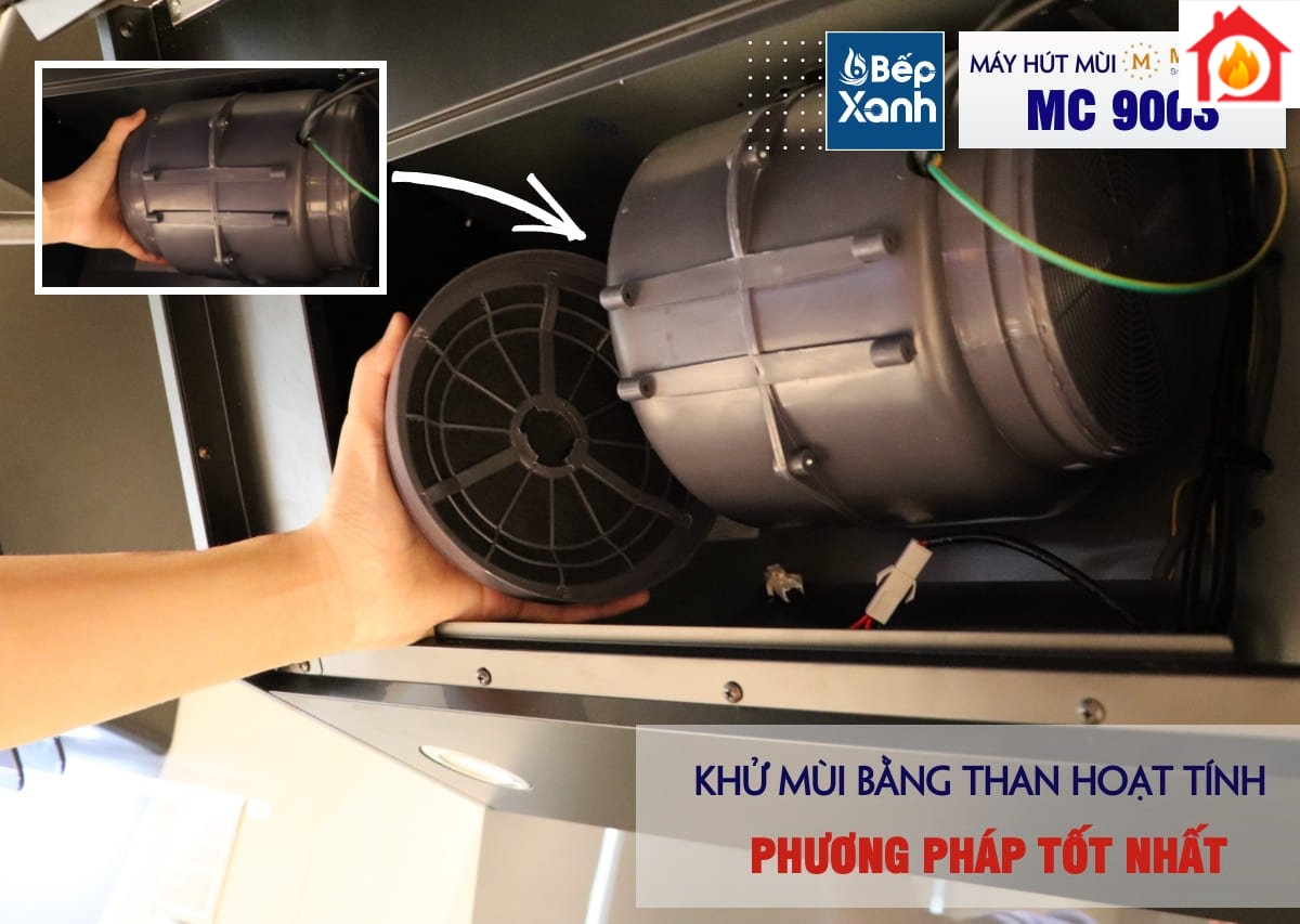 lọc mùi hiệu quả