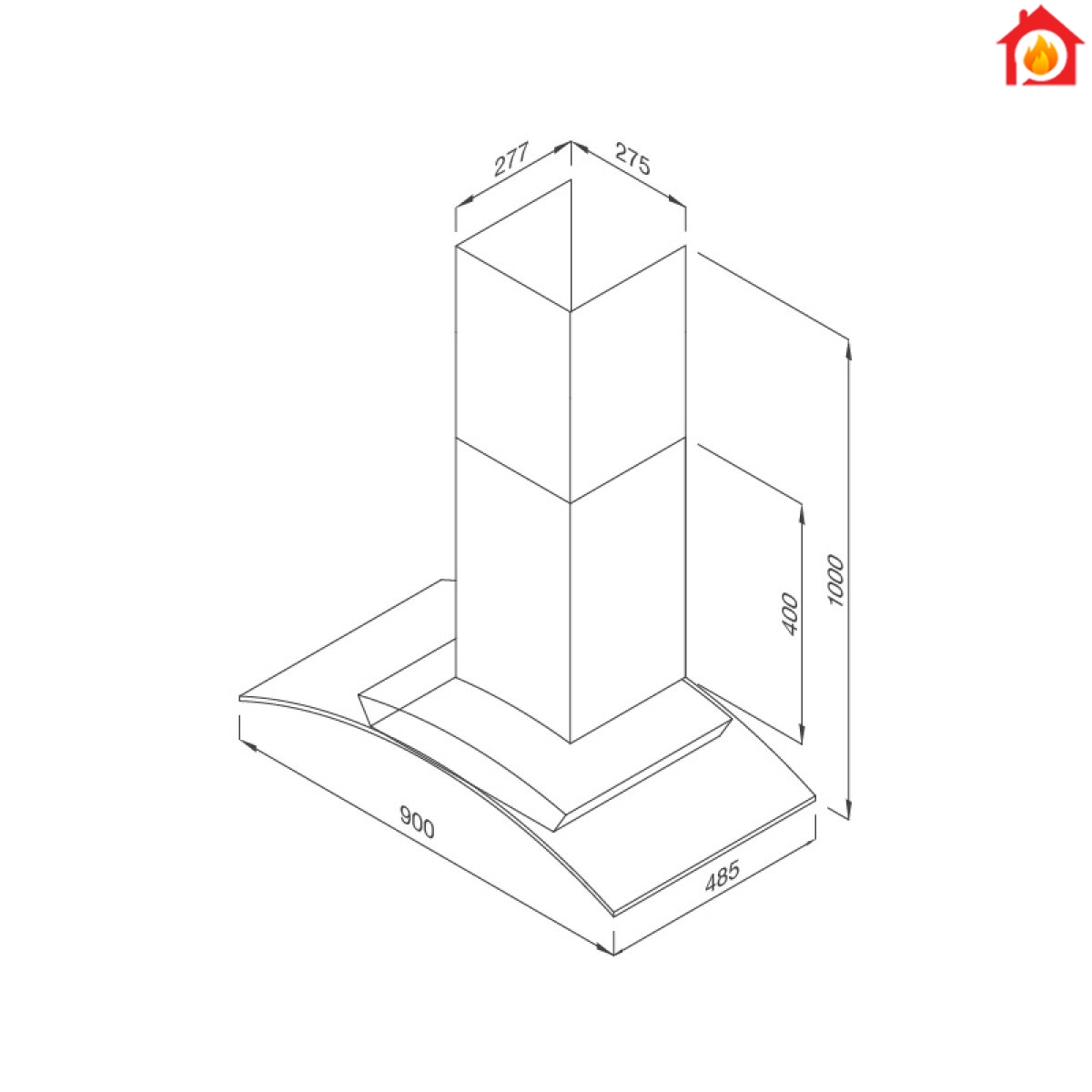 Máy hút khói, khỠmùi MC 9078-900