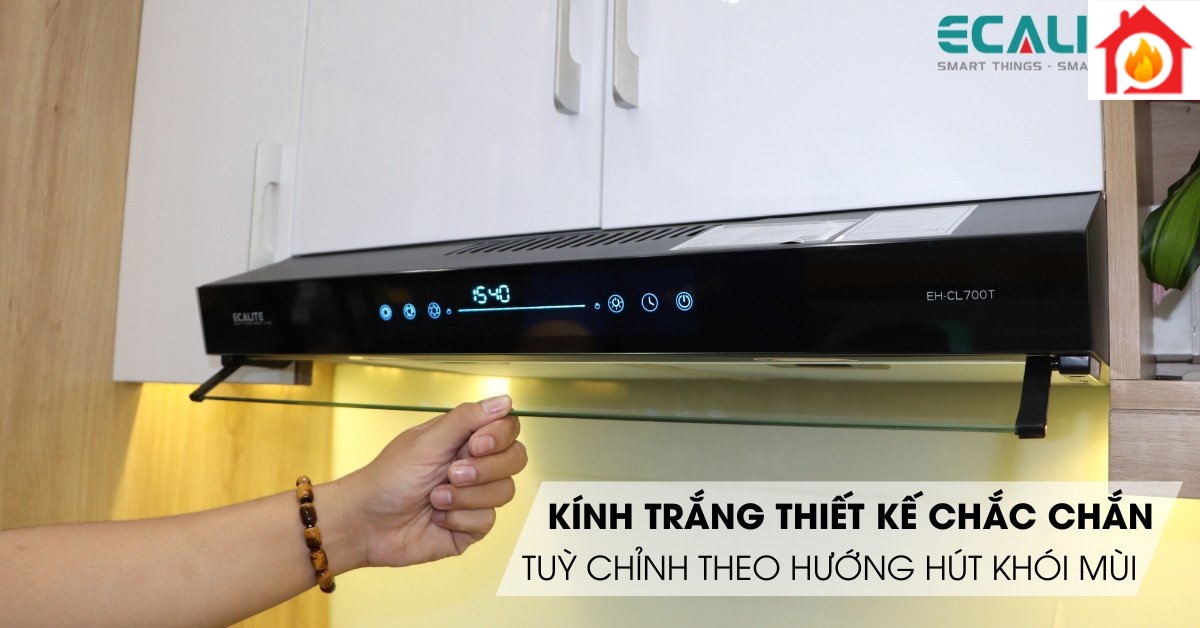 Kính trắng máy hút mùi classic EH-CL700T