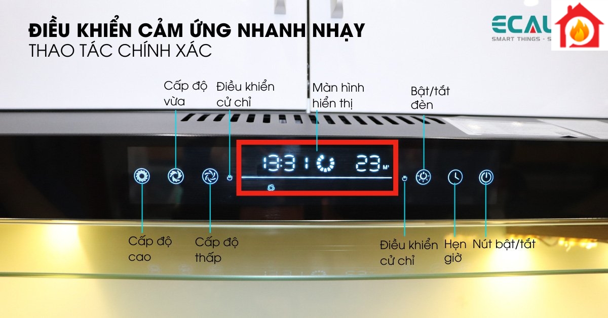 điều khiển cảm ứng máy hút mùi classic EH-CL700T