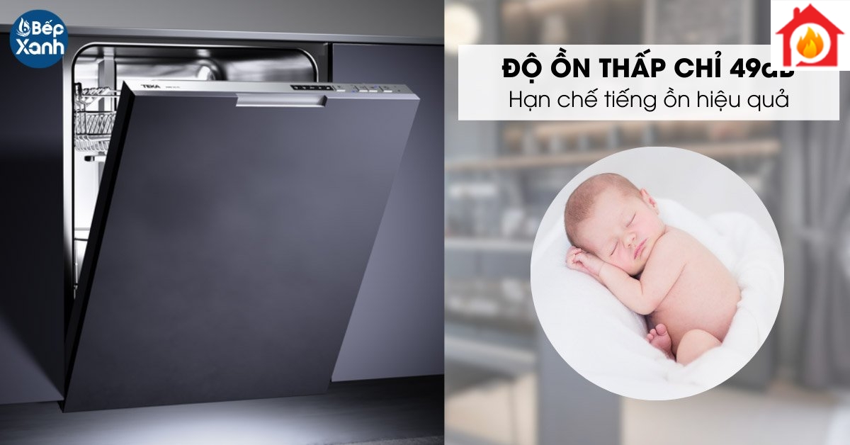 Độ ồn cực thấp chỉ 49 dB