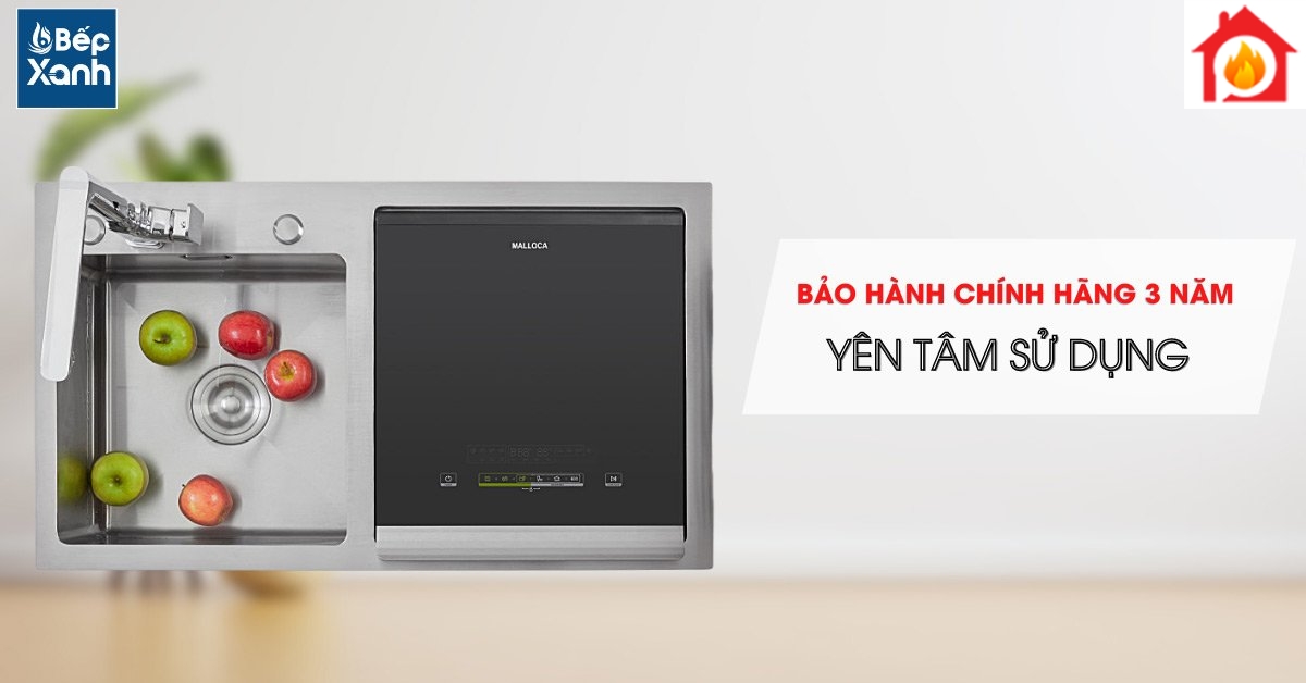 Chính sách bảo hành của chậu rửa chén tích hợp Malloca WQP6-890F3
