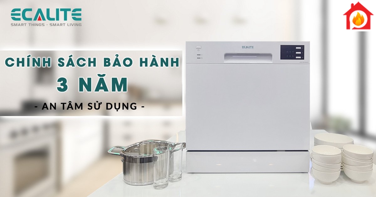 Chính sách bảo hành của máy rửa chén Ecalite EDW-SMS6080WH