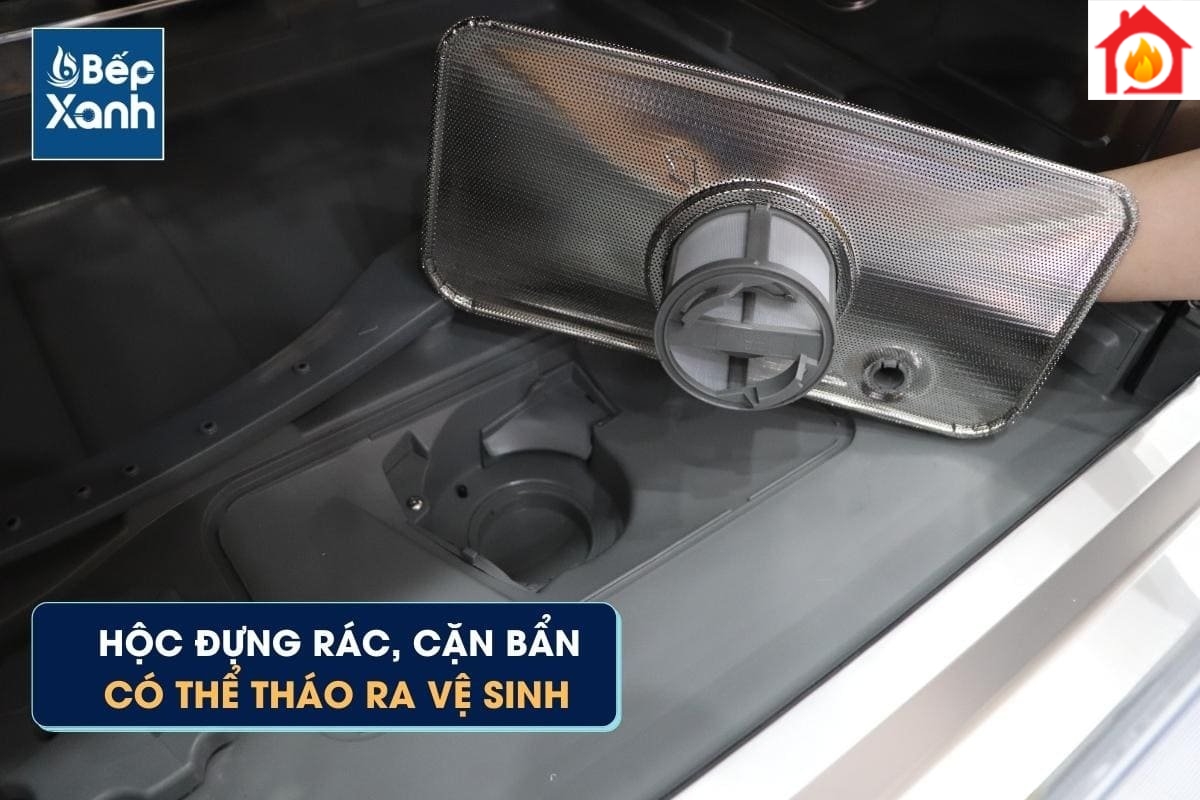 Hộc đựng rác có thể tháo lắp
