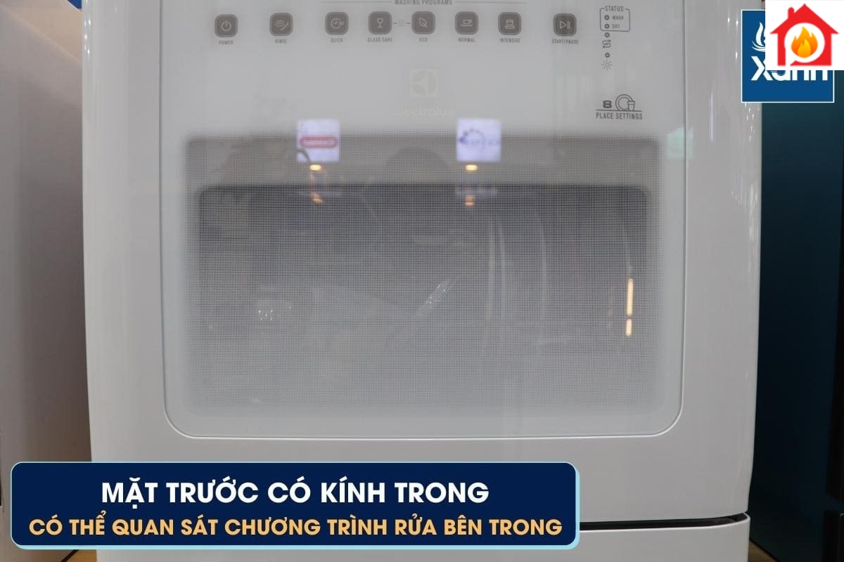 Mặt trước máy rửa chén