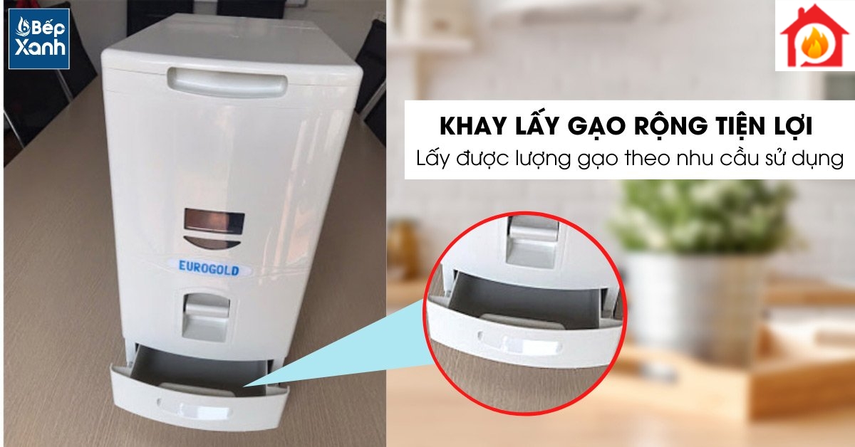 Khay lấy gạo tiện lợi Khay lấy gạo tiện lợi