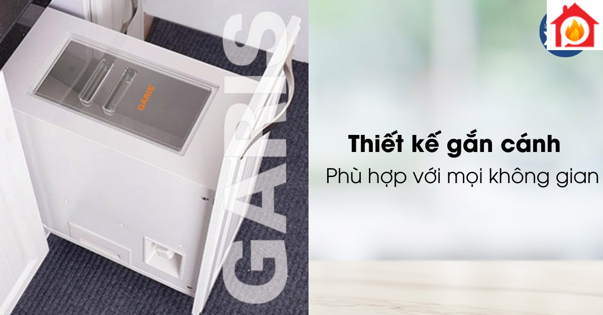 Thùng gạo thông minh Garis GR08.30 thiết kế hiện đại