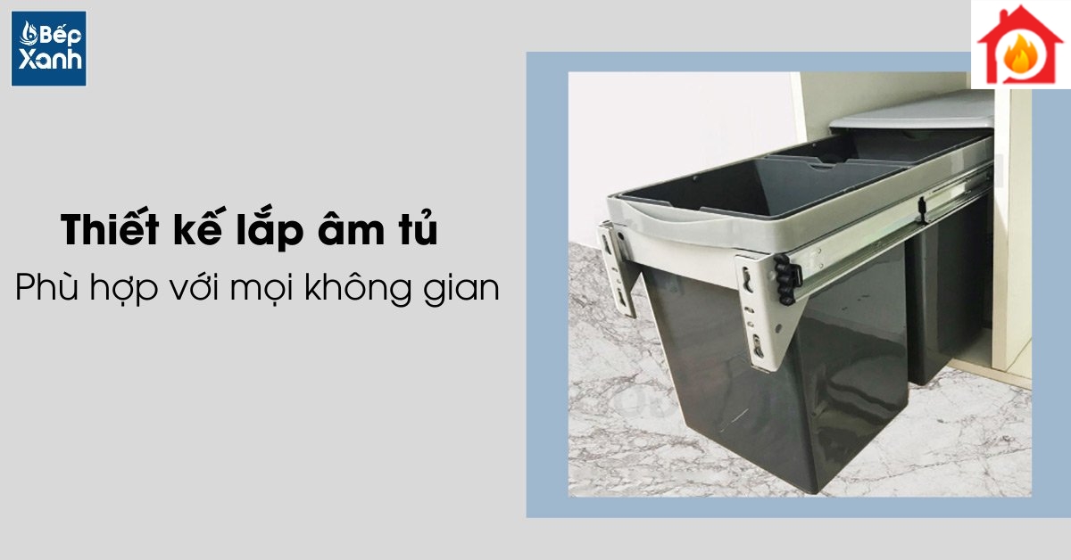 Thiết kế lắp âm tủ hiện đại