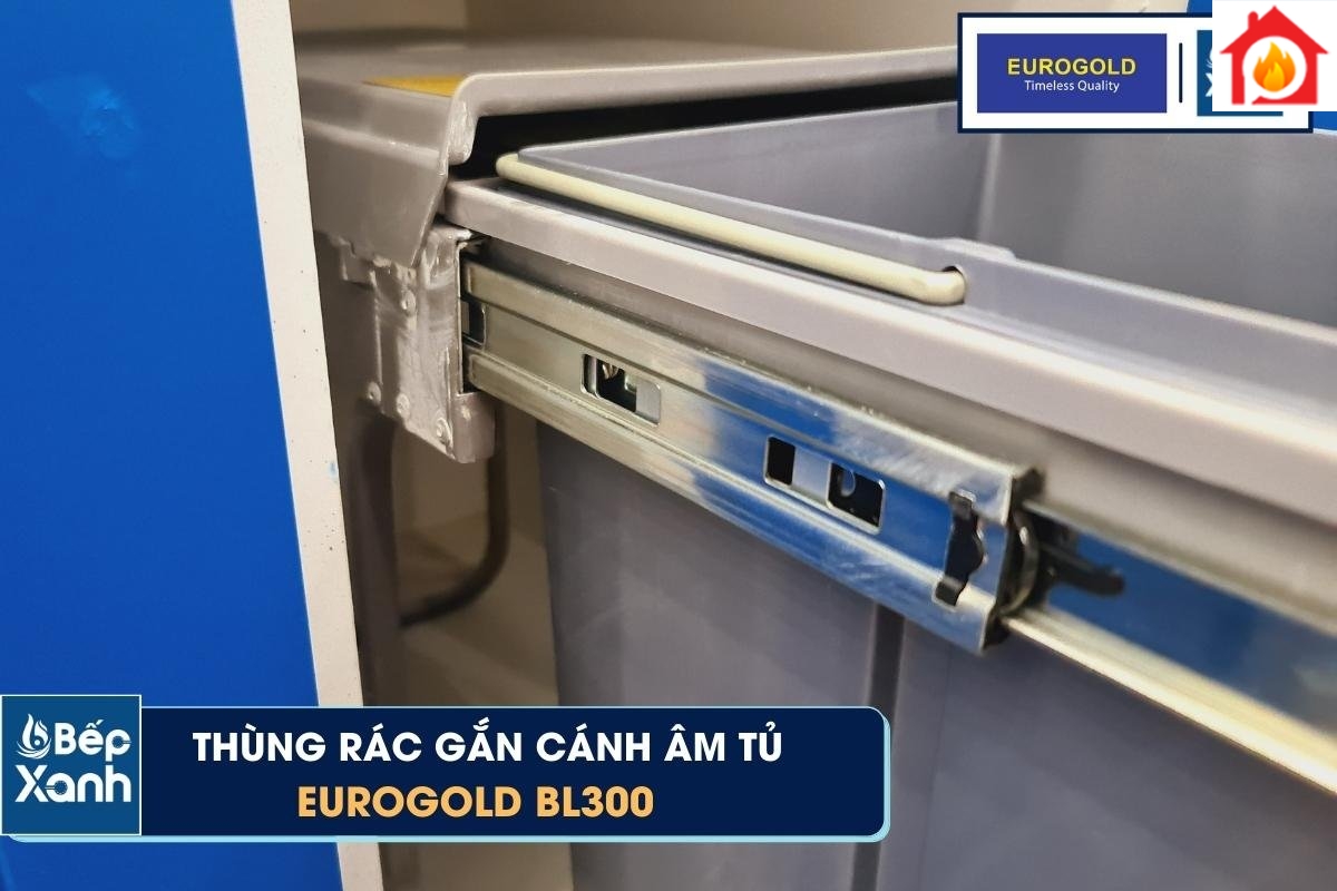 Ray trượt của thùng rác âm tủ BL300