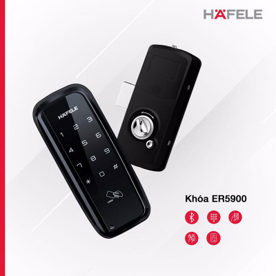 Khóa điện tử Hafele ER5900-TCB 912.05.655 (Cửa kính)