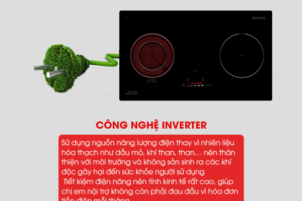 Các công nghệ sử dụng trên Bếp điện từ hồng ngoại