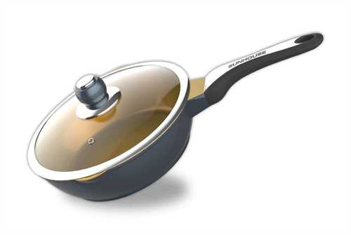 Chảo đá đúc đáy từ Sunhouse SHG1228MCA (size 28cm)