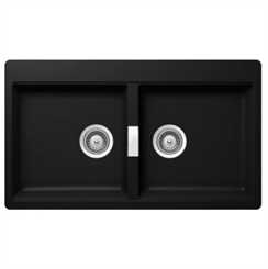 Chậu Đá Hafele HS20-GKN2S90 570.33.190 (Màu Đen)