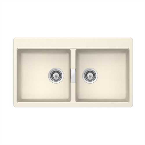 Chậu đá Hafele HS20-GKN2S90 570.33.990 (Màu kem)