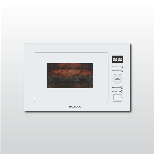 Lò vi sóng kèm lò nướng Malloca MW 927BG trắng