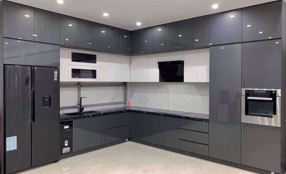 Tủ bếp Acrylic mẫu mới 6