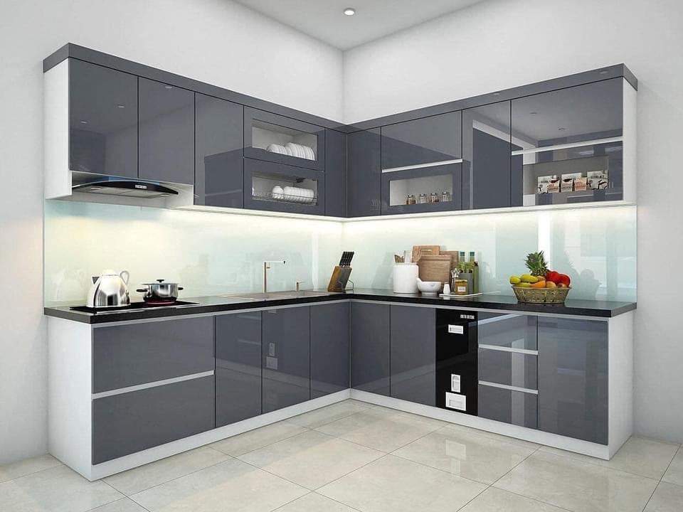 Tủ bếp Acrylic mẫu mới 11