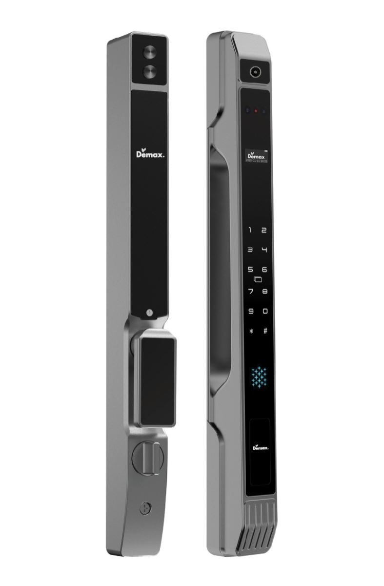 Khoá vân tay Demax EL901 AG Face ID, App Wifi, Camera chuống cửa Của Đức