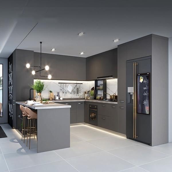 Tủ bếp Acrylic mẫu mới 18