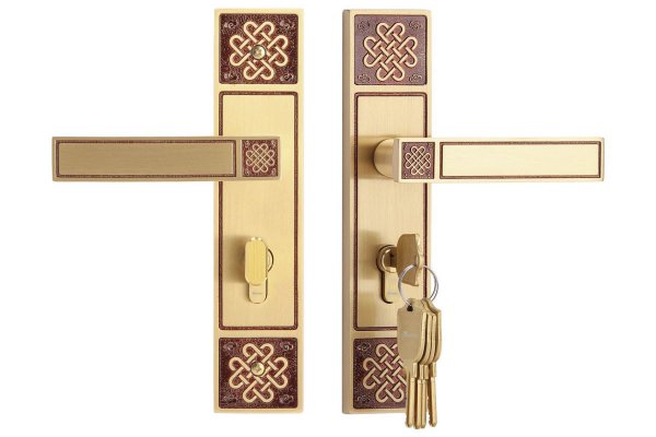 Khóa cơ cao cấp đại sảnh Demax CLK319 Brass