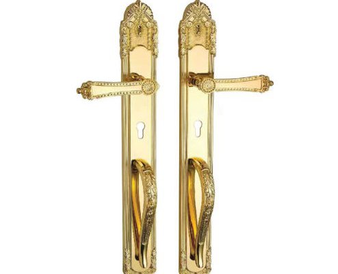 Khóa cơ cửa chính Demax CL806 Brass mạ vàng 24K