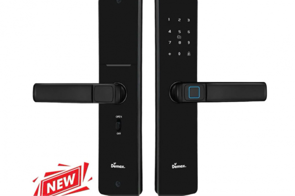 Khoá cửa gỗ thông minh Demax SL-C320 BL App wifi