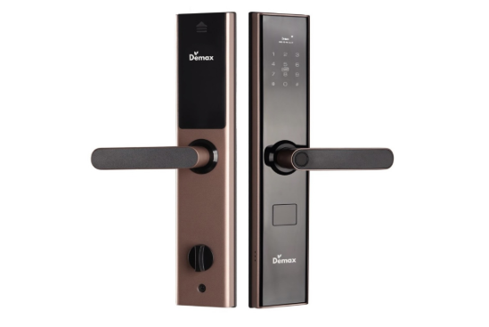 Khóa cửa vân tay Demax EL638 RM (Mocha đỏ) App Wifi 