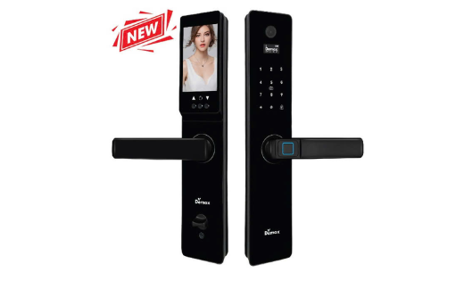 Khoá cửa gỗ vân tay Demax EL629 BL App wifi, chuông màn hình