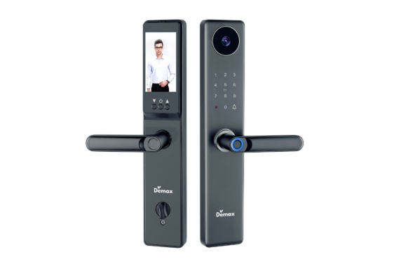 Khoá cửa vân tay Demax EL-C66 GS màn hình chuông, App wifi